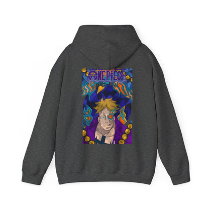 "Marco the Phoenix One Piece Hoodie – 100% Cotton Back Print Anime Sweatshirt"