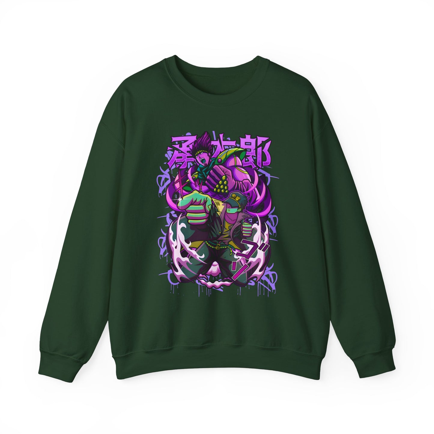 JoJo’s Bizarre Adventure Sweatshirt – 100% Cotton Anime Pullover for JoJo Fans