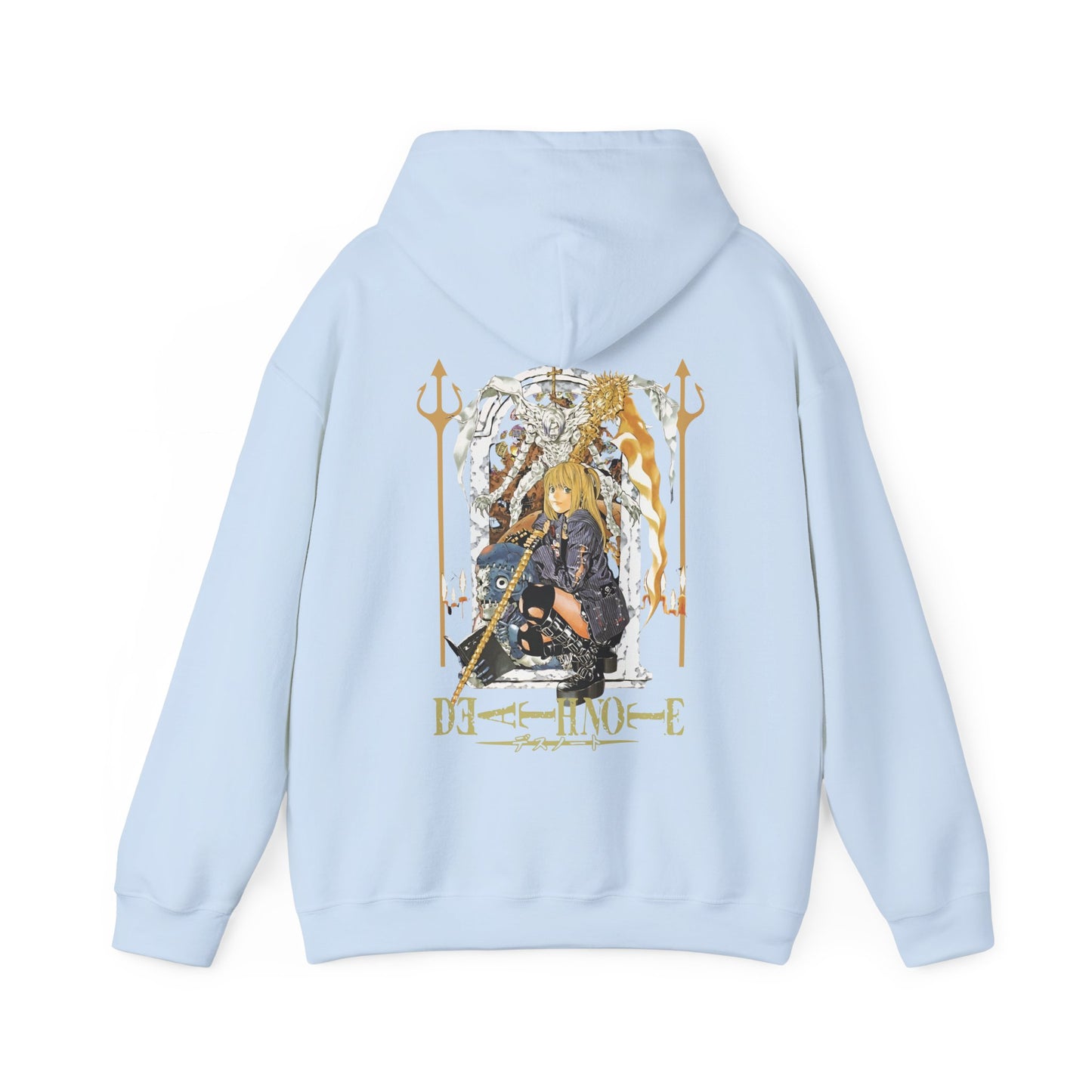 Misa Amane Death Note Back Print Hoodie – 100% Cotton Gothic Anime Streetwear