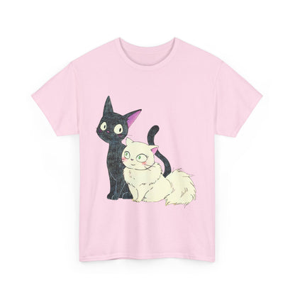 Jiji Cat Lover Shirt – Ghibli Anime Cotton Tee for Cat Fans