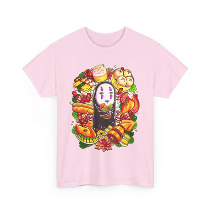 No Face Paint Brush T-Shirt | 100% Cotton Spirited Away Studio Ghibli Tee