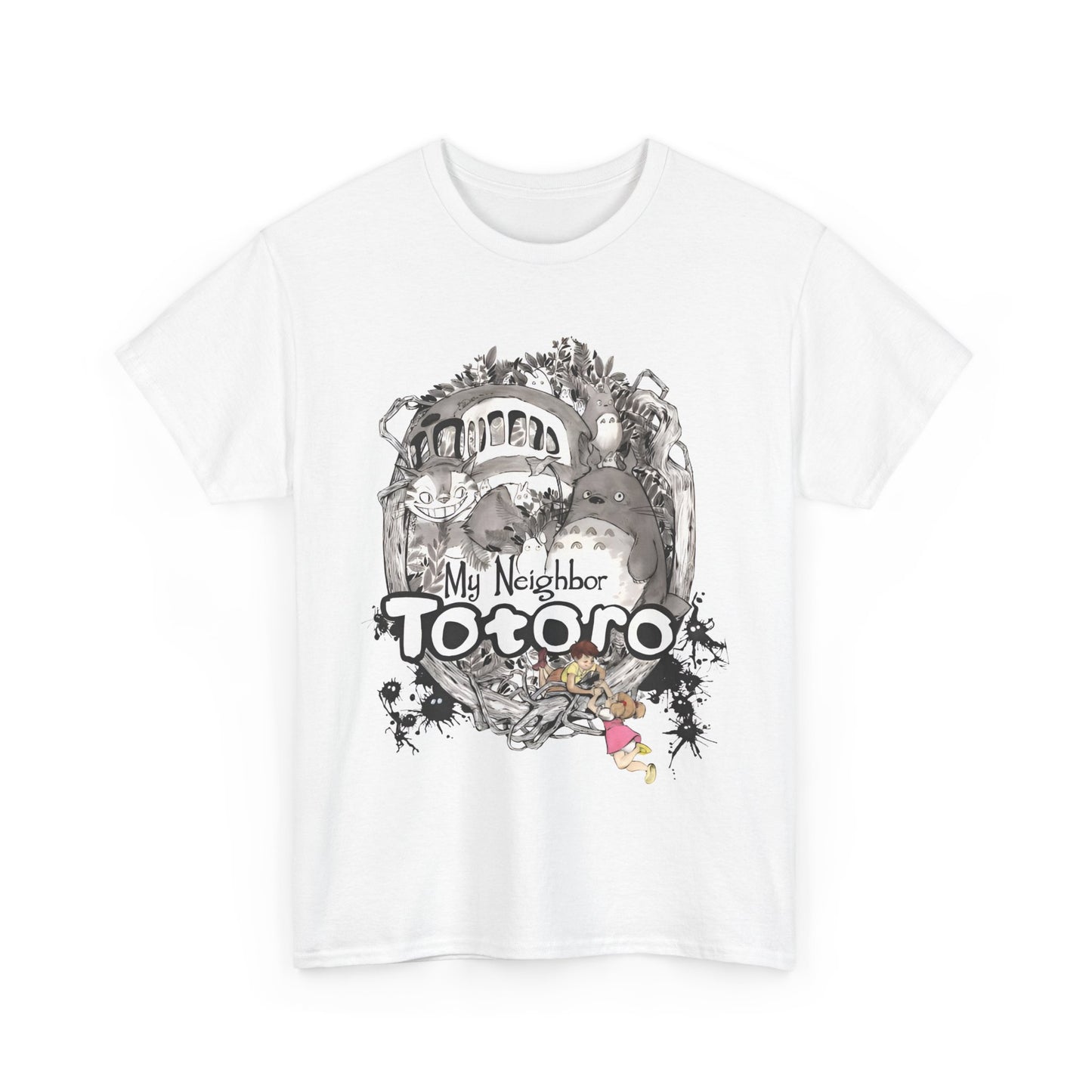 Totoro Anime Art T-Shirt | 100% Cotton Studio Ghibli Graphic Tee