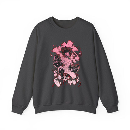 Luffy Gear Fourth Snakeman Sweatshirt – 100% Cotton One Piece Anime Pullover