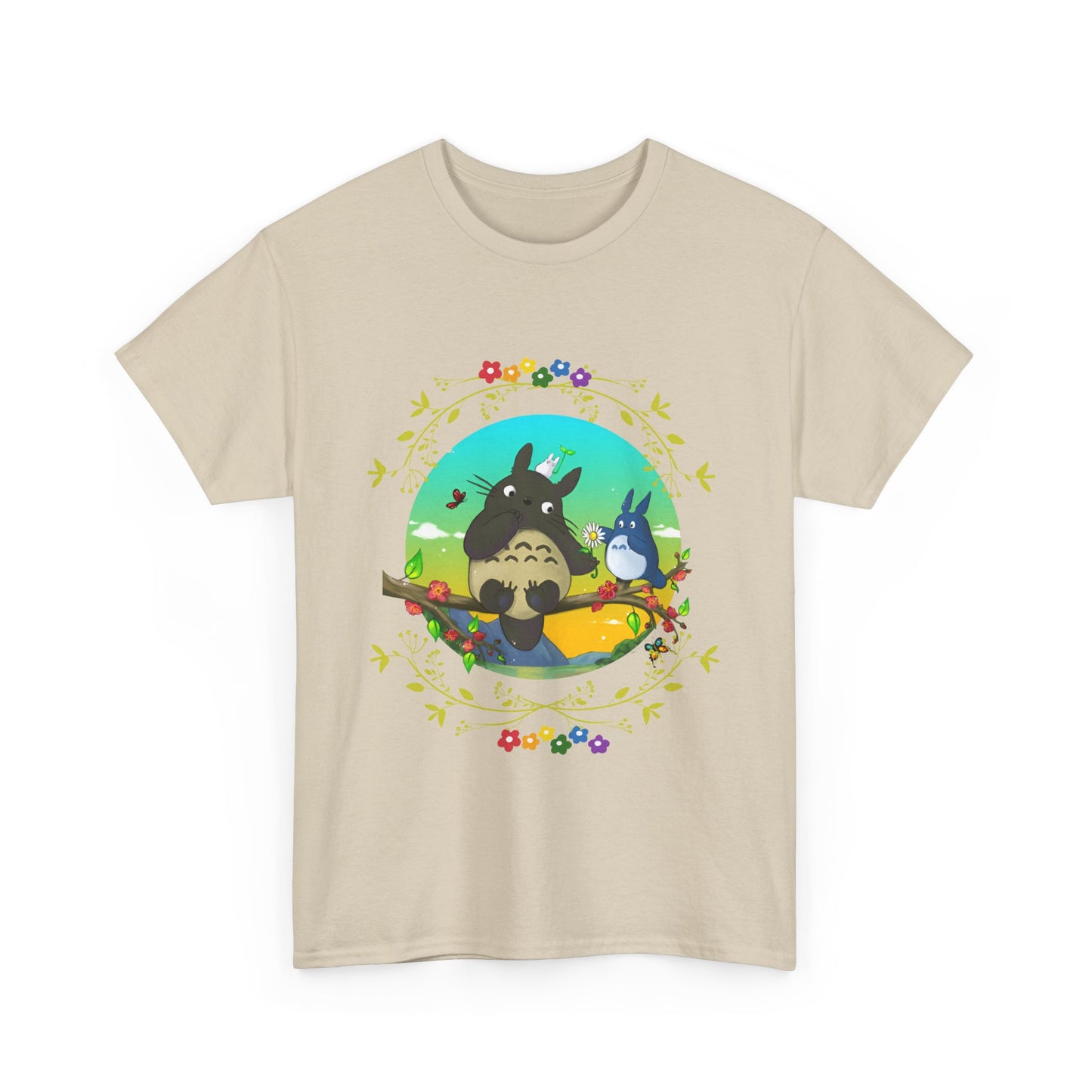 My Neighbor Totoro T-Shirt 100% Cotton Studio Ghibli Anime Tee