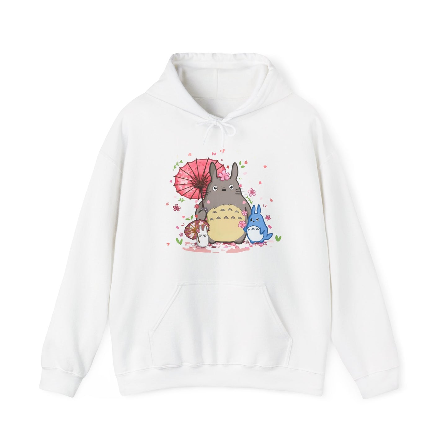 My Neighbor Totoro Studio Ghibli Hoodie – 100% Cotton Gildan 18500 Pullover with Front Print