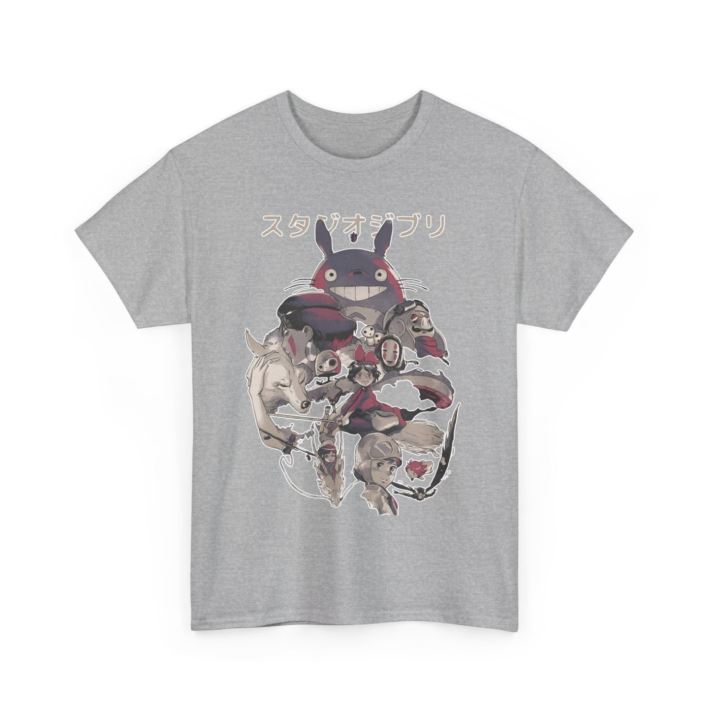 Totoro Ghibli Miyazaki T-Shirt – 100% Cotton Anime Tee for Fans