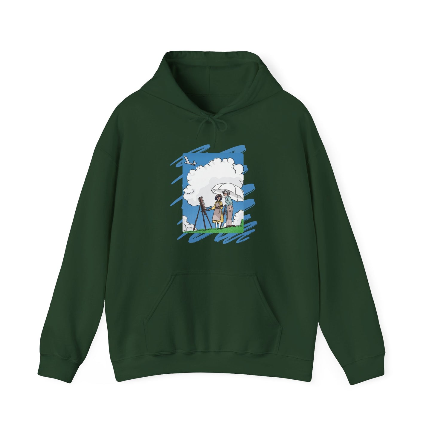 The Wind Rises Studio Ghibli Hoodie – 100% Cotton Anime Pullover for Ghibli Fans