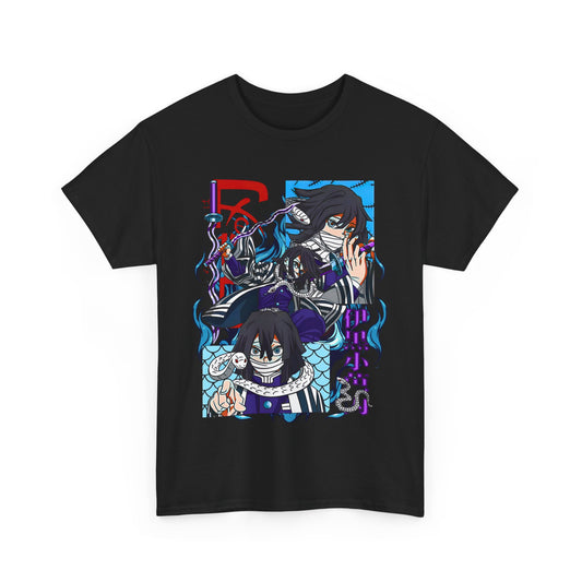 Obanai Iguro Demon Slayer T-Shirt – 100% Cotton Anime Shirt Featuring the Serpent Hashira