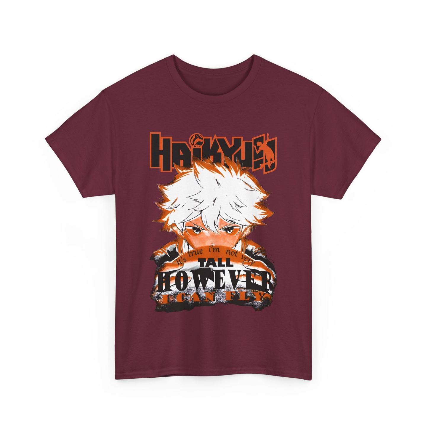 Haikyuu Anime T-Shirt – 100% Cotton Volleyball Team Shirt for Anime Fans