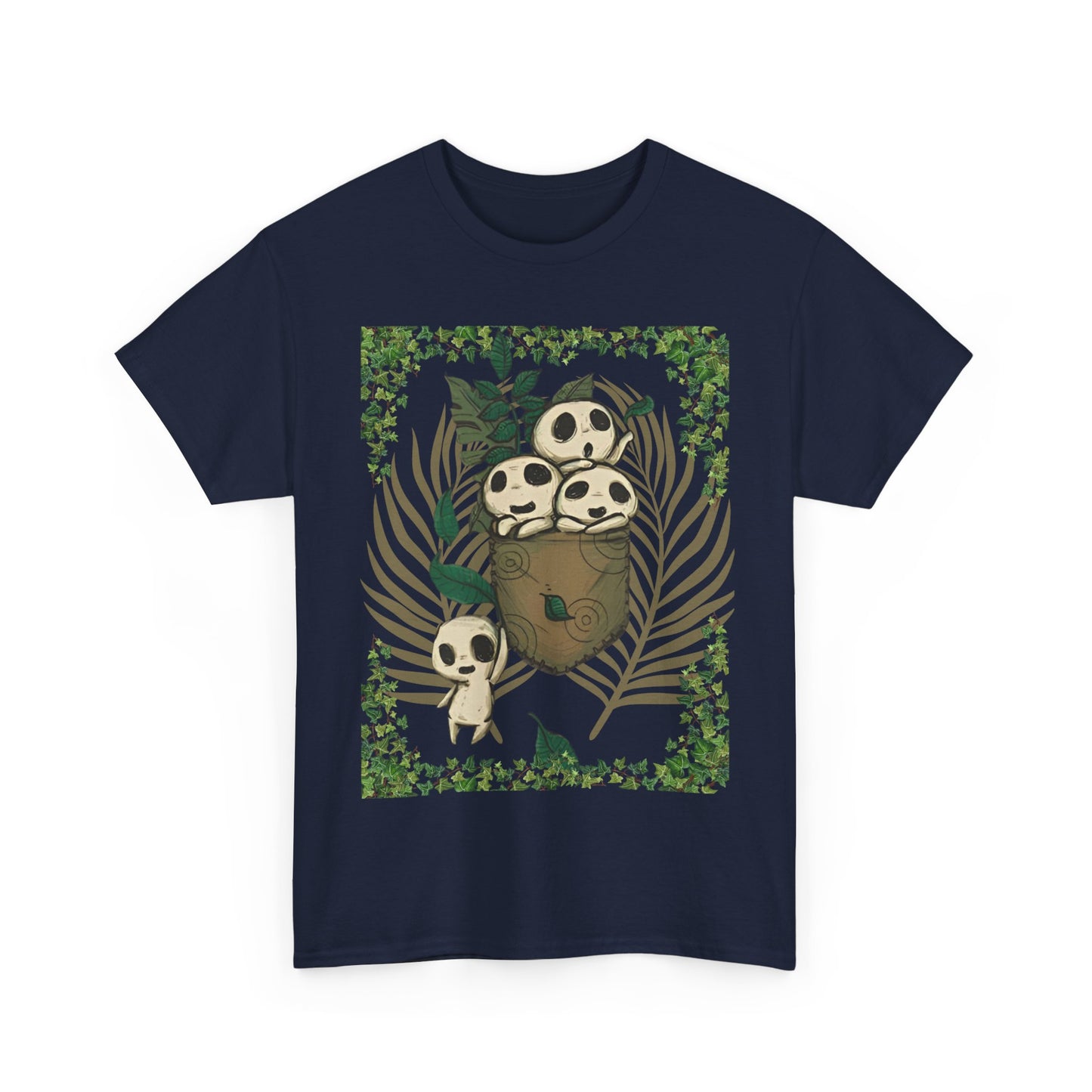 Kodama Ghibli T-Shirt 100% Cotton Studio Ghibli Anime Tee