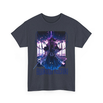 Byakuya Kuchiki Bleach T-Shirt – 100% Cotton Anime Tee for Soul Reaper Fans