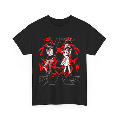 Nana Osaki Black Stones T-Shirt – 100% Cotton Anime Rock Band Tee | Stylish Japanese Streetwear