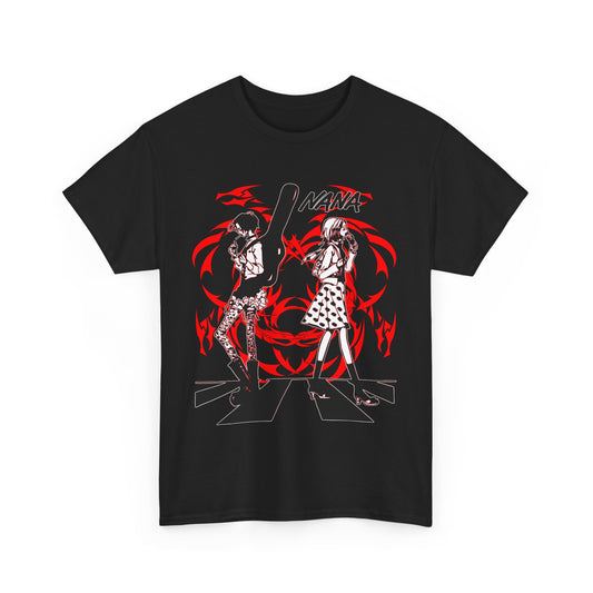Nana Osaki Black Stones T-Shirt – 100% Cotton Anime Rock Band Tee | Stylish Japanese Streetwear