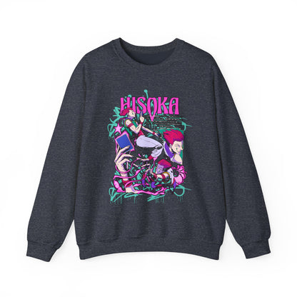 Hisoka Morow Hunter x Hunter Sweatshirt – 100% Cotton Cozy Anime Sweatshirt for True Fans
