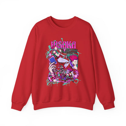 Hisoka Morow Hunter x Hunter Sweatshirt – 100% Cotton Cozy Anime Sweatshirt for True Fans