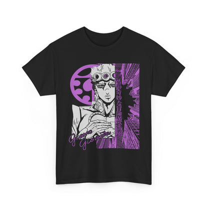 Giorno Giovanna T-Shirt – 100% Cotton JoJo’s Bizarre Adventure Anime Tee for Stand Users