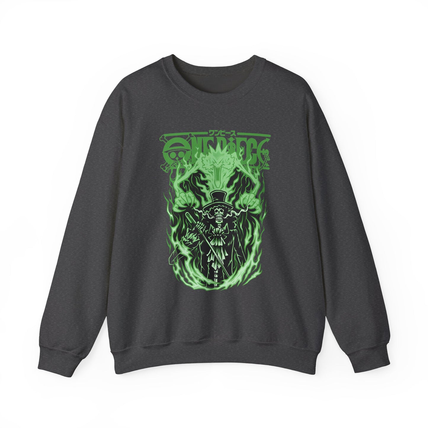 Brook One Piece Sweatshirt – 100% Cotton Anime Pullover for Soul King Fans