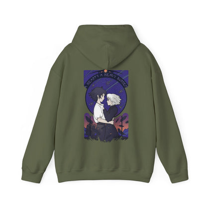 Howl and Sophie Couple Back Print Hoodie – 100% Cotton Studio Ghibli Hoodie from Howl’s Moving Castle