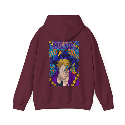 "Marco the Phoenix One Piece Hoodie – 100% Cotton Back Print Anime Sweatshirt"