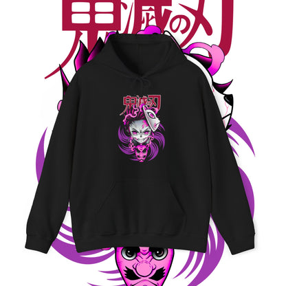 Tanjiro Kamado Mask Fury Hoodie | 100% Cotton Demon Slayer Hoodie
