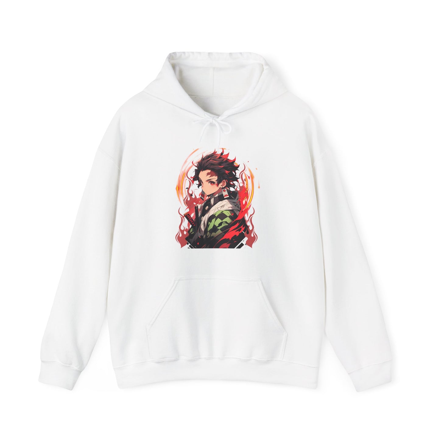 Tanjiro Kamado Demon Slayer Hoodie – 100% Cotton Anime Hoodie for Kimetsu no Yaiba Fans