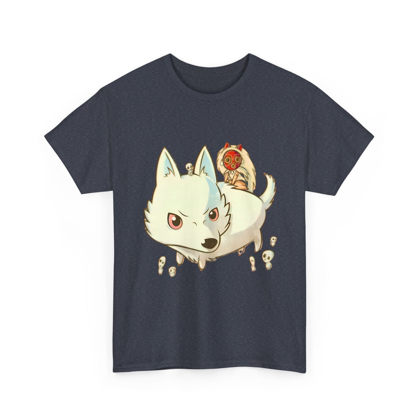 Princess Mononoke Chibi T-Shirt | 100% Cotton Studio Ghibli Cute Anime Tee