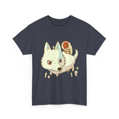 Princess Mononoke Chibi T-Shirt | 100% Cotton Studio Ghibli Cute Anime Tee