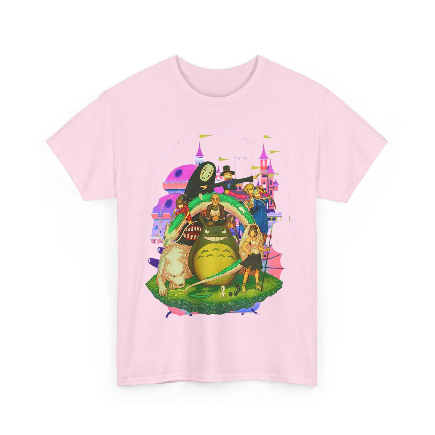 Hayao Miyazaki Characters T-Shirt – 100% Cotton Studio Ghibli Anime Tee
