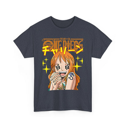 Nami One Piece T-Shirt – 100% Cotton Anime Tee for True Straw Hat Fans
