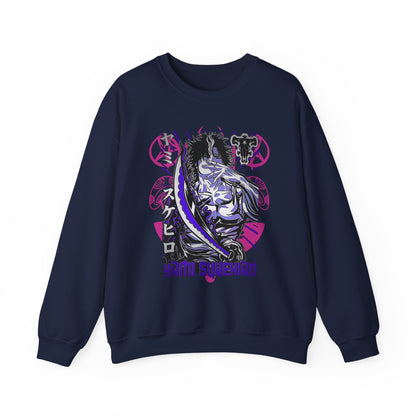 Yami Sukehiro Black Clover Sweatshirt – 100% Cotton Anime Pullover for True Fans
