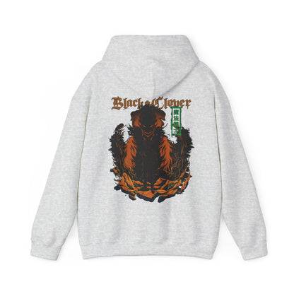 Black Clover Mythology Back Print Hoodie – 100% Cotton Anime Hoodie with Magical Symbols