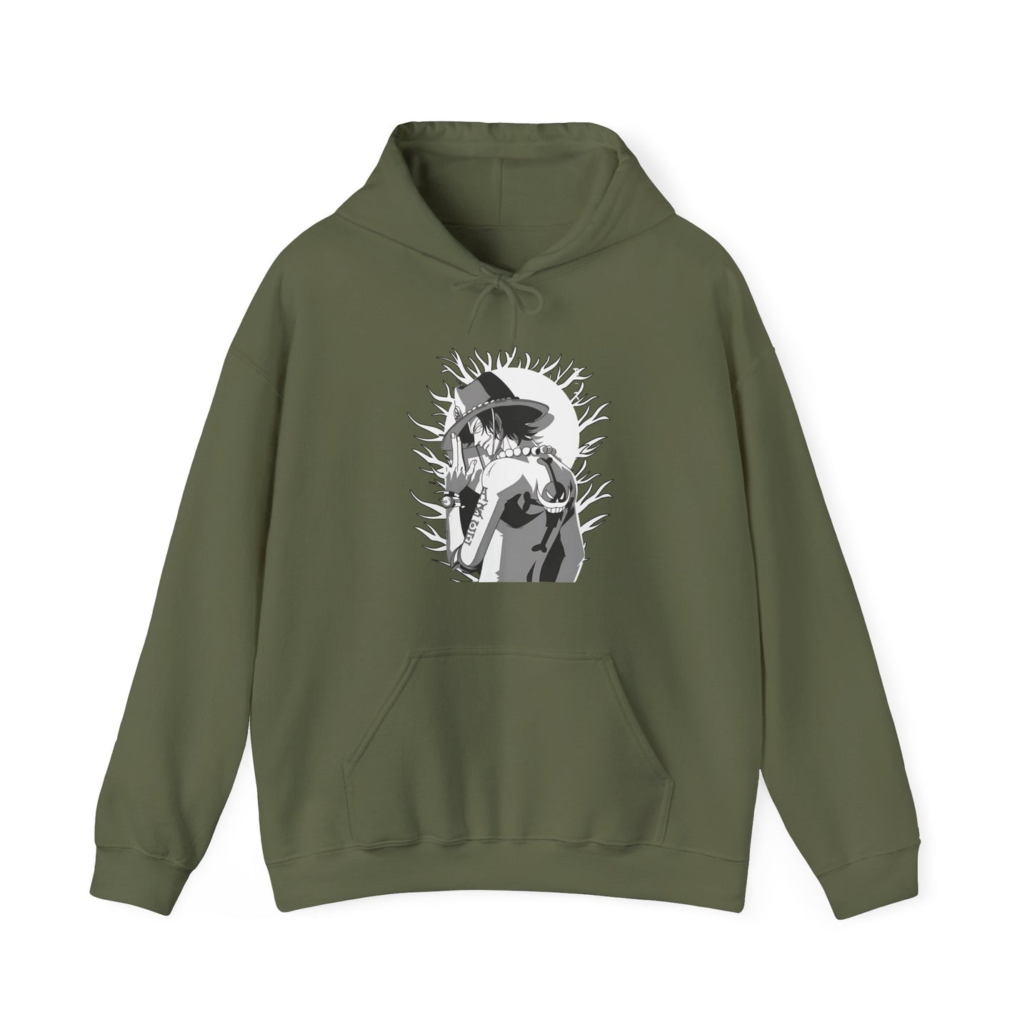 Portgas D. Ace One Piece Hoodie – 100% Cotton Anime Hoodie for Fire Fist Fans