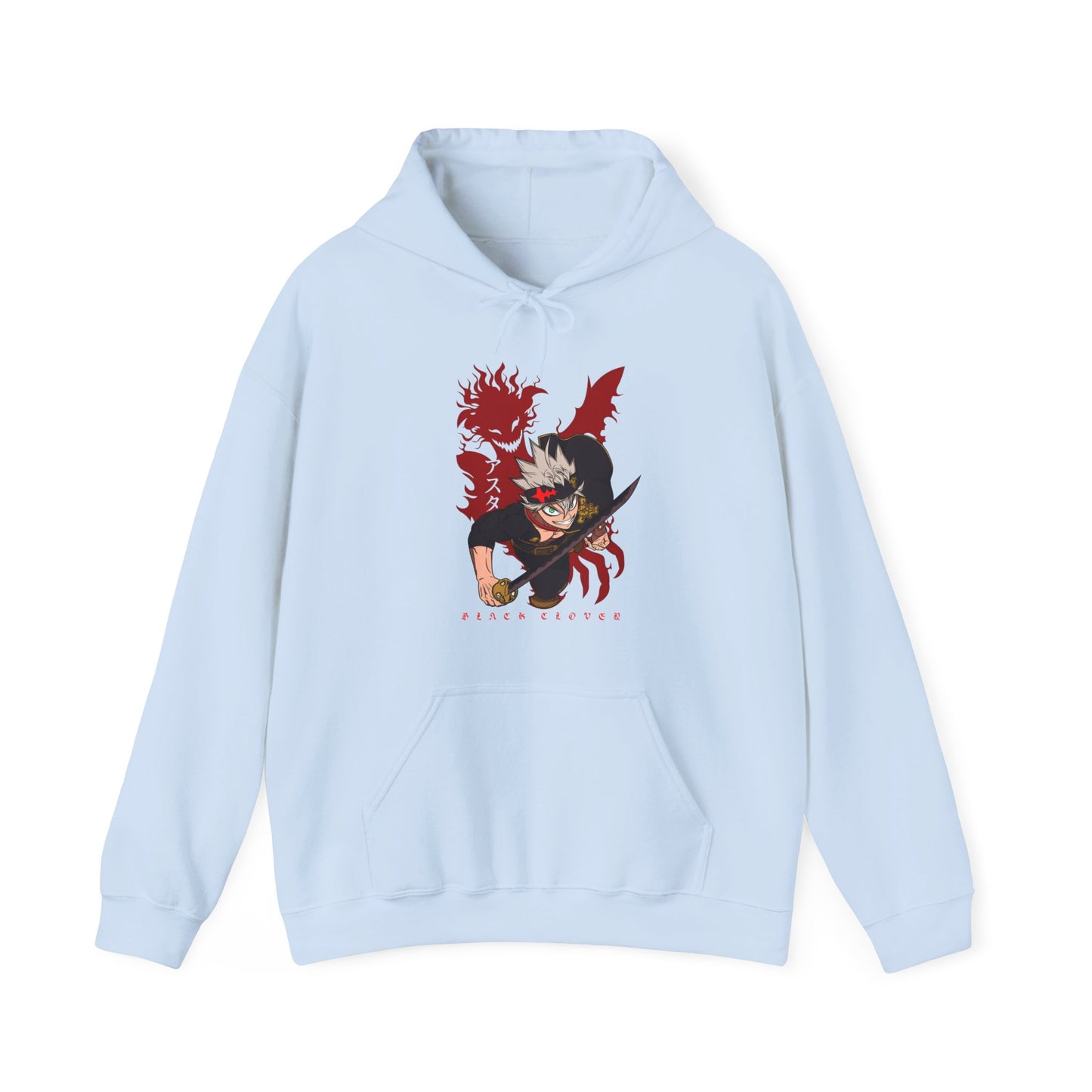 Asta Black Clover Hoodie – 100% Cotton Anime Sweatshirt for Magic Knight Fans