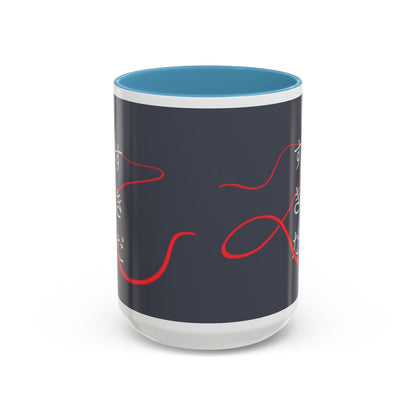 Your Name Accent Mug – Kimi no Na wa Color Handle Cup 11oz & 15oz – Romantic Anime Sky Scene Gift