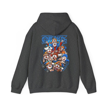 Buggy the Star Clown Back Print Hoodie – 100% Cotton One Piece Anime Streetwear