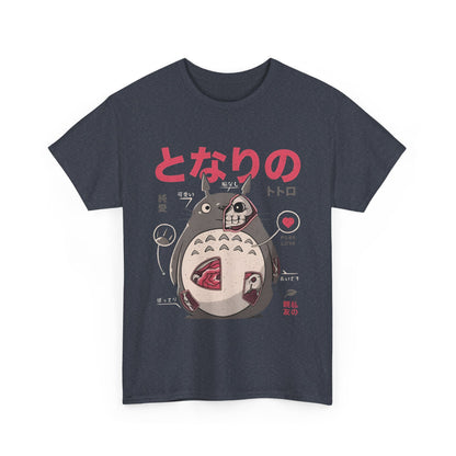 Totoro Anatomy T-Shirt – 100% Cotton Studio Ghibli Anime Tee