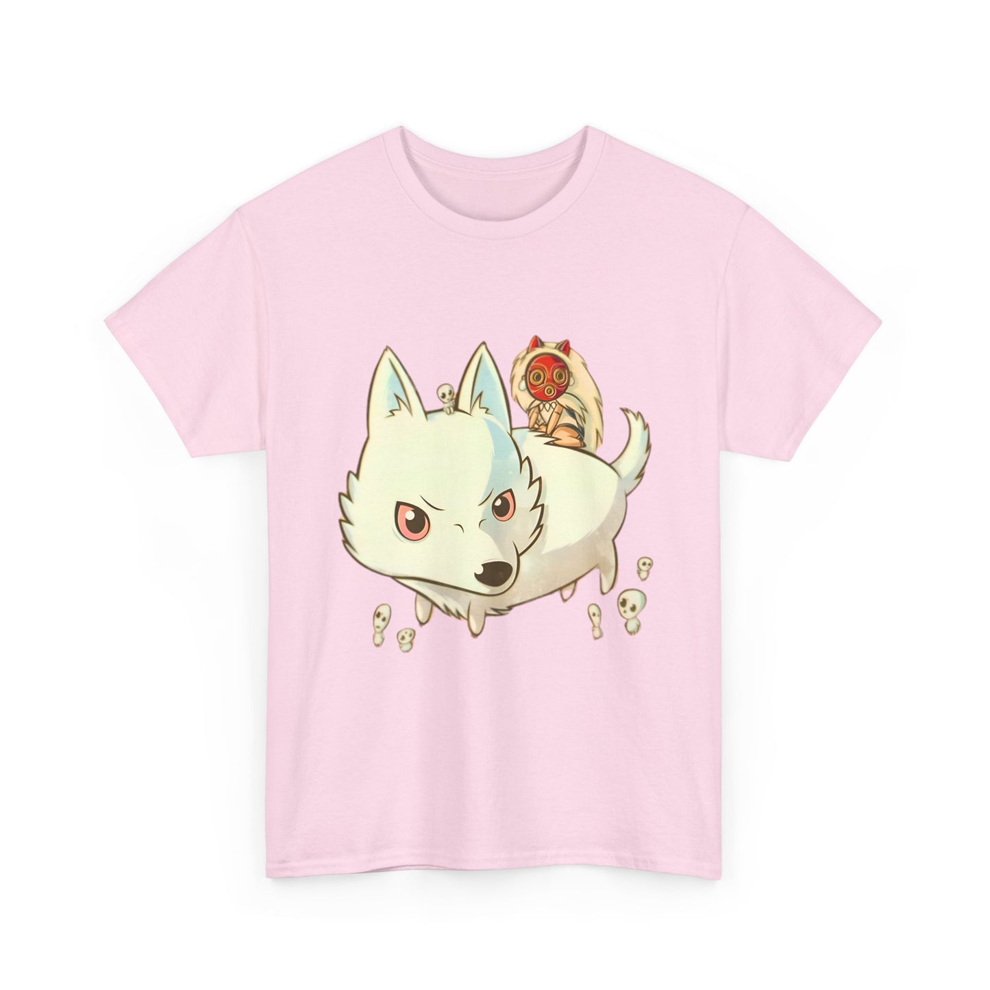 Princess Mononoke Chibi T-Shirt | 100% Cotton Studio Ghibli Cute Anime Tee