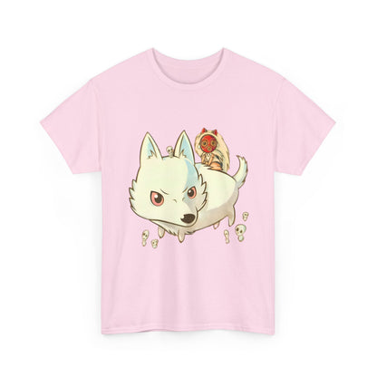 Princess Mononoke Chibi T-Shirt | 100% Cotton Studio Ghibli Cute Anime Tee