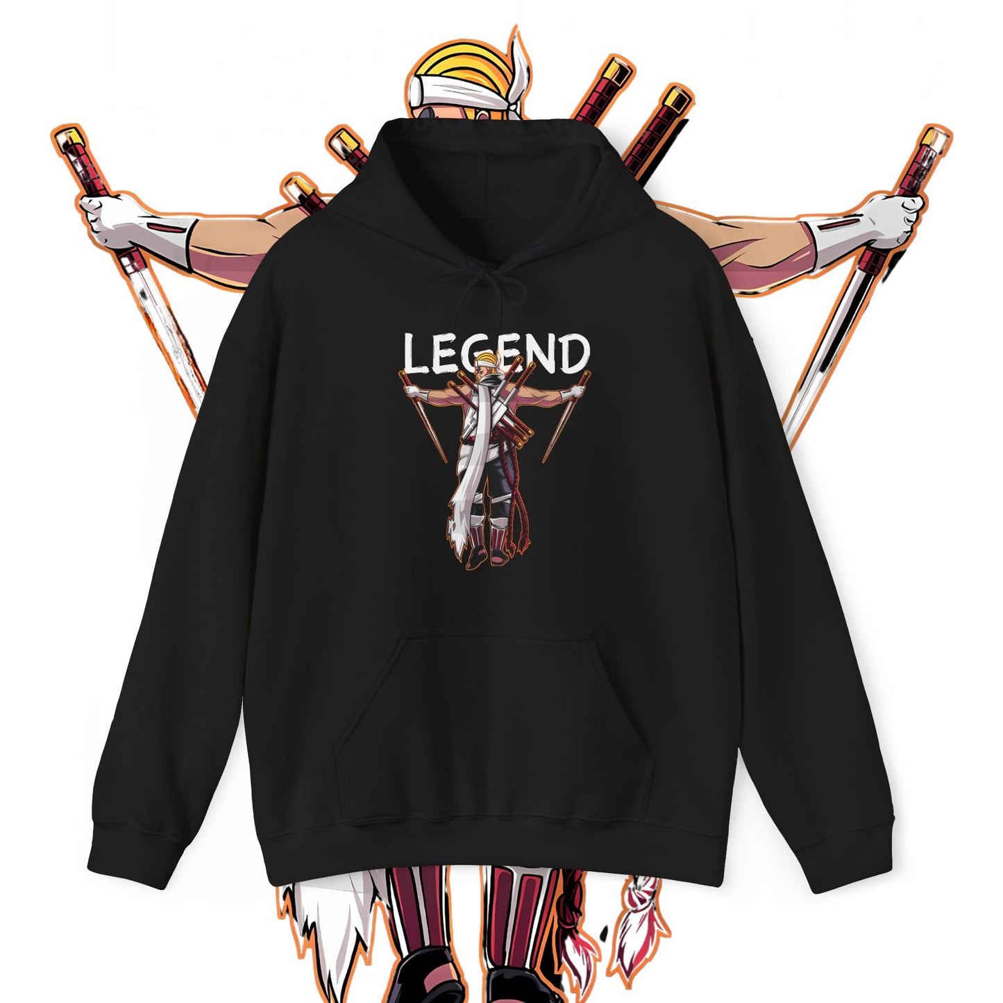 Killer Bee Naruto Hoodie | 100% Cotton Anime Streetwear