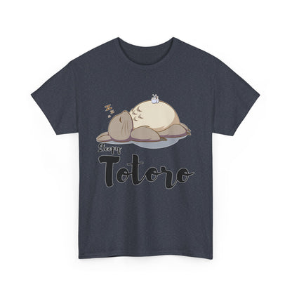 Sleepy Totoro T-Shirt – 100% Cotton Ghibli Tee for Cozy Anime Fans