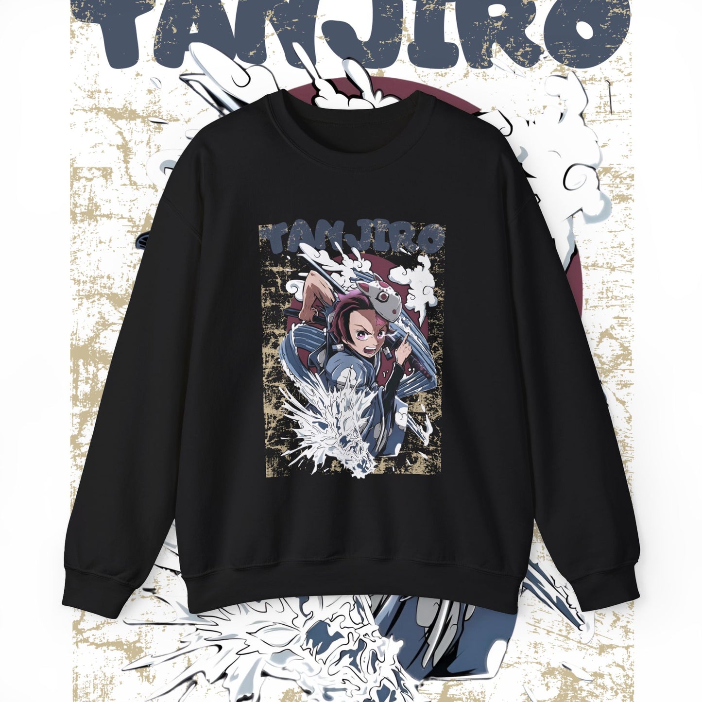 Tanjiro Wind Mask Demon Slayer Cotton Sweatshirt