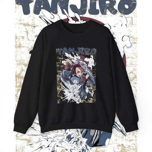 Tanjiro Wind Mask Demon Slayer Cotton Sweatshirt