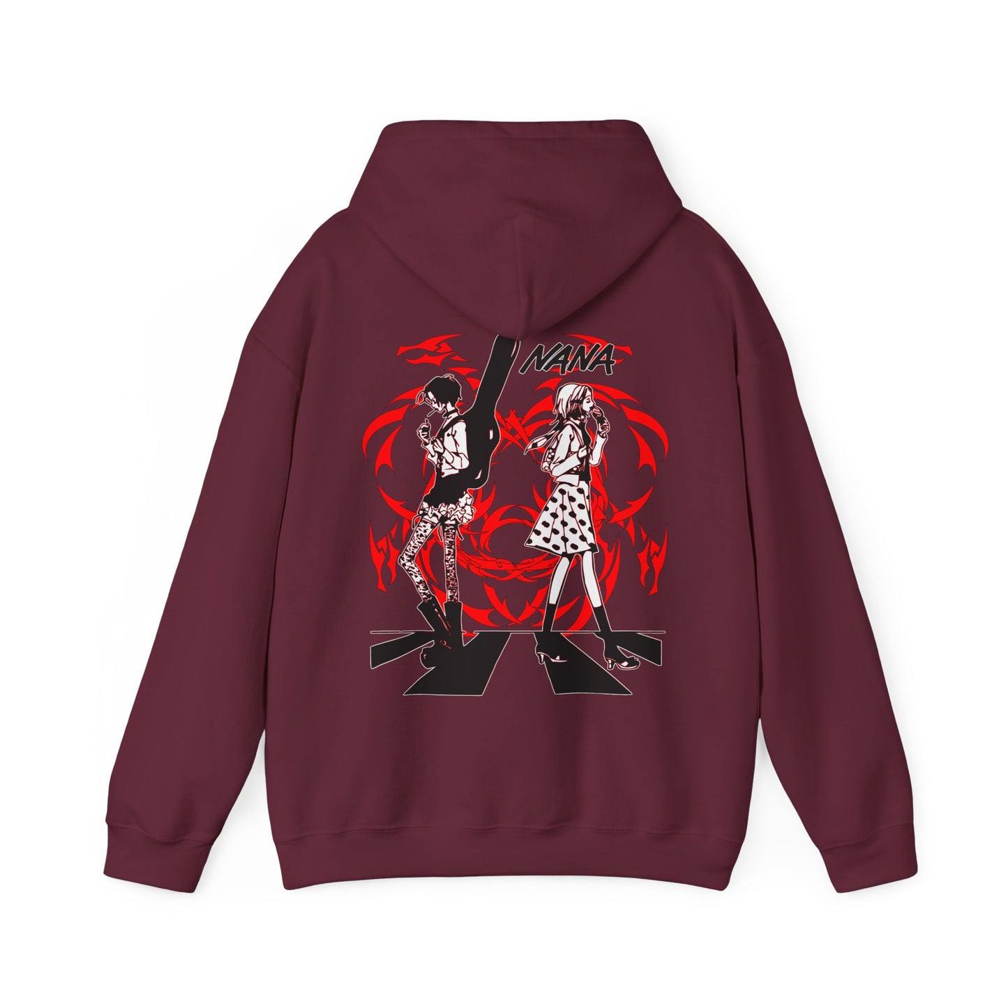 Nana Osaki Black Stones Hoodie – 100% Cotton with Back Print | Punk Rock Anime Streetwear