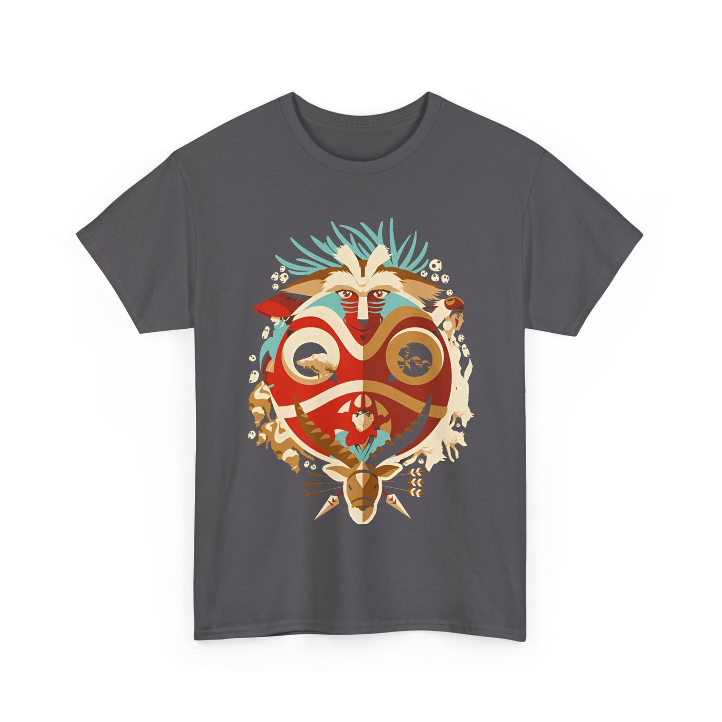 Princess Mononoke Art T-Shirt – 100% Cotton Studio Ghibli Tee