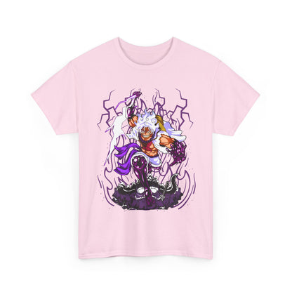 Luffy Gear 5 One Piece T-Shirt – 100% Cotton Anime Tee for Straw Hat Fans