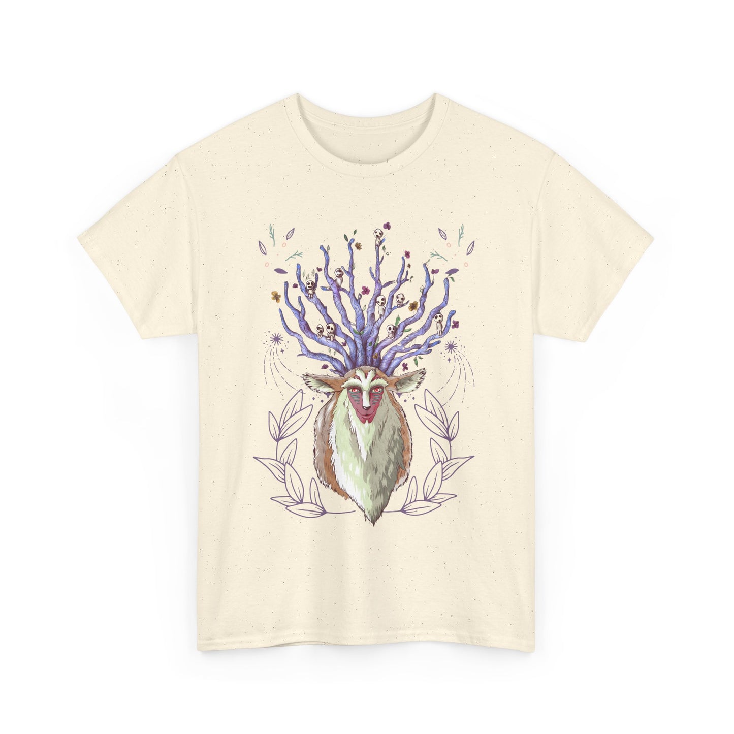 Forest Spirit T-Shirt – 100% Cotton Princess Mononoke Shirt | Studio Ghibli Forest God Tee