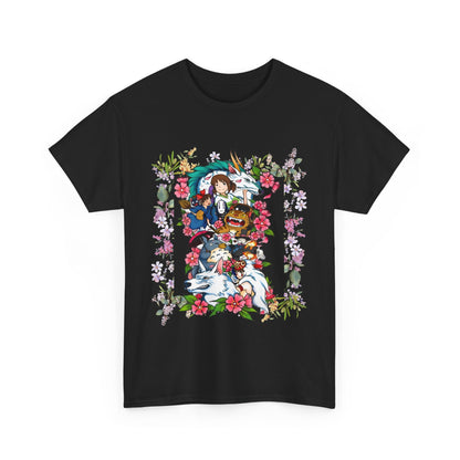 Ghibli Characters T-Shirt – 100% Cotton Anime Shirt for Studio Ghibli Fans