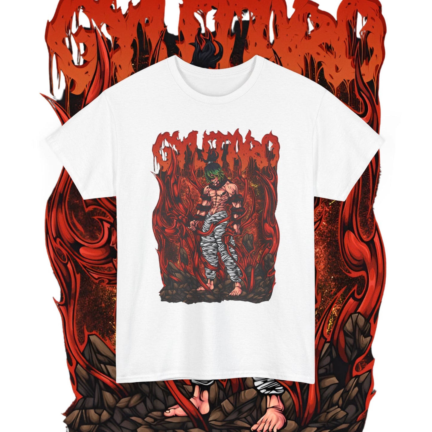 Gyutaro Demon Slayer Art T-Shirt | 100% Cotton Anime Graphic Tee