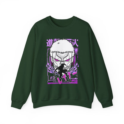 Reiner Braun Sweatshirt – 100% Cotton Attack On Titan Anime Pullover for AOT Fans