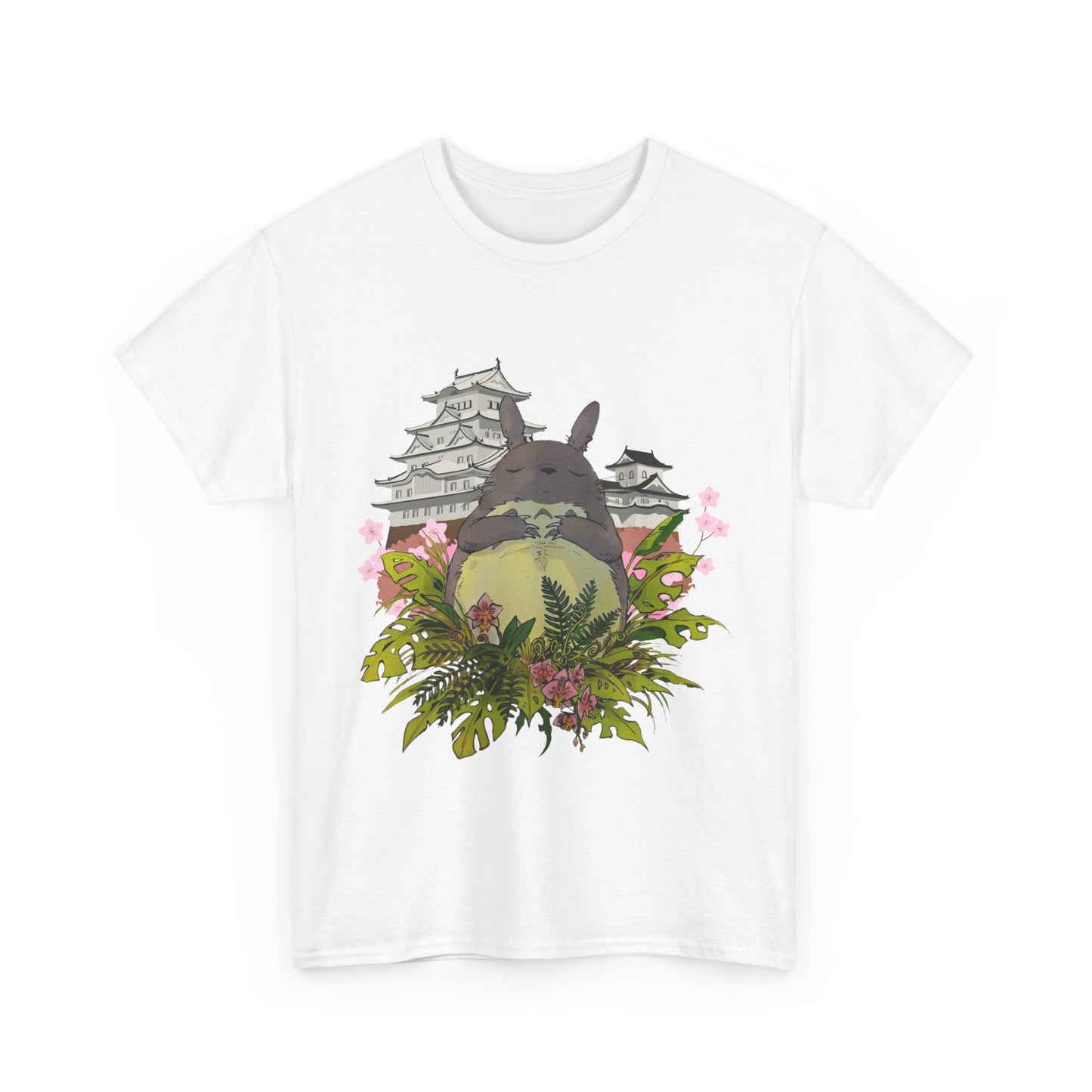 Totoro Sleep T-Shirt 100% Cotton Studio Ghibli Anime Graphic Tee
